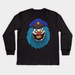 Dr. Rockzo, the Rock and Roll Clown Kids Long Sleeve T-Shirt